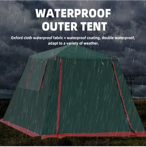חכם פתוח באיכות גבוהה אוהלי יער טבע טיולים אוהל קמפינג מוטות אוהל אוטומטיים עם סוגים שונים של פונקציה
