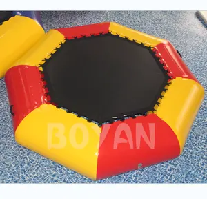 3m व्यास 0.9mm के साथ inflatable पानी trampoline के लिए प्रतिस्पर्धी मूल्य पानी पार्क
