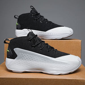 Chaussures de sport montantes pour hommes, style basketball, de haute qualité, pour jeunes, en caoutchouc robuste, pour l'extérieur, décontractées, pour le dropshipping - Product Image 2