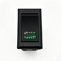 Interrupteur à bascule SPST ON-OFF à LED unique 3 broches DC12V, interrupteur électrique encastré pour marine, camping-car, camion, moto