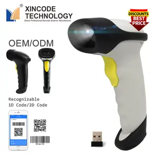 Xincode Scanner de codes à barres 1D 2D portable sans fil rapide, Scanner de codes à barres Qr de supermarché, Scanner de prix de supermarché, lecteur de codes à barres X-9201B