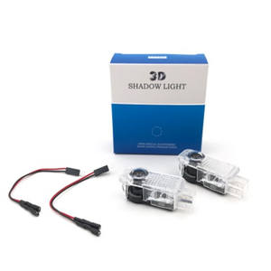 ไฟโปรเจคเตอร์โลโก้รถยนต์ ไฟ LED ต้อนรับ ไฟส่องพื้น LED สำหรับ <span class=keywords><strong>Audi</strong></span> A4 B8 A4L A6 A1 A3 R8 Q7 <span class=keywords><strong>Q5</strong></span> TT A8 A6L - Product Image 1