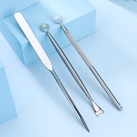 Spatules de maquillage en acier inoxydable pour le nez et le visage, rouleaux de massage en jade, spatules pour fond de teint et crème en gros