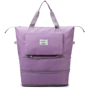 <span class=keywords><strong>Sac</strong></span> <span class=keywords><strong>de</strong></span> <span class=keywords><strong>sport</strong></span> en nylon <span class=keywords><strong>de</strong></span> couleur <span class=keywords><strong>de</strong></span> grande capacité 2023 populaire, séparation humide et sèche, <span class=keywords><strong>sac</strong></span> <span class=keywords><strong>de</strong></span> fitness pliable à double couche pour femmes - Product Image 1