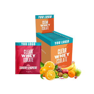 תוויות פרטיות מוזנים דשא מי גבינה אבקת אבקת חבילות חלבון ברורות קיטו hydrolysate תוספת לשימוש חדר כושר - Product Image 1