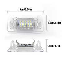Luz LED para Matrícula de Mercedes Benz Clase B W242 W246 2011-2019, Lámpara SMD para Placa de Matrícula, Accesorios Exteriores para Automóvil