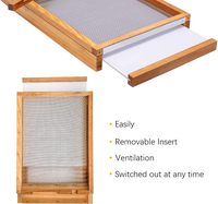 Ruche galvanisée 10 cadres en pin de Nouvelle-Zélande Multi-sweet avec tiroir jaune, équipement d'apiculture, 4 kg, garantie 1 an