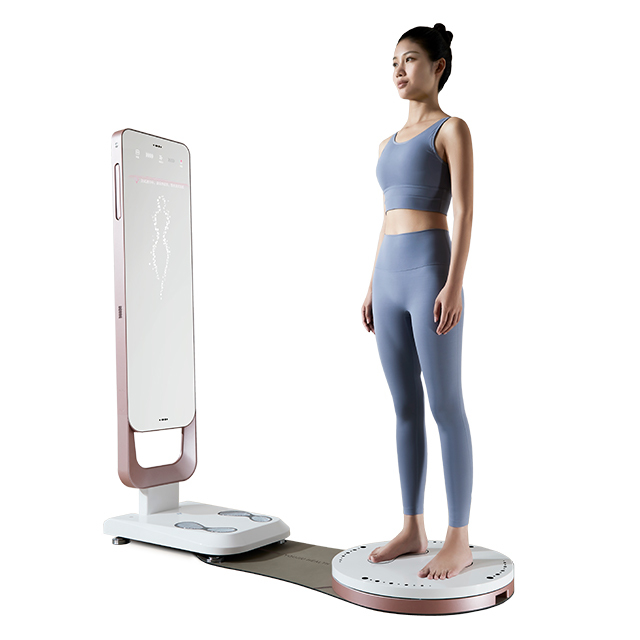 U+300 Full-Body Building Muscle Meter Composition Analyzer Fitness Bioresonance Therapy Machine Body Scanner for Weight