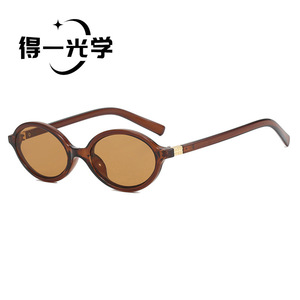 กรอบแว่นตาทรงวงรี สีดำ กรอบเต็ม สายตาสั้น เลนส์พีซี สำหรับทุกเพศ - Product Image 2