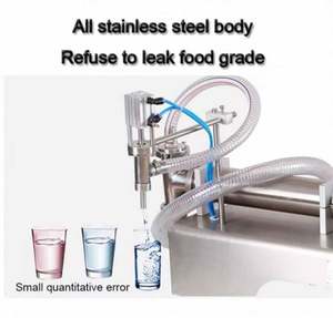 Nouvelle machine de remplissage et d'emballage semi-automatique à tête unique de 10 à 100 ml pour bouteilles en plastique (eau, lait, vin, jus, boissons) - Product Image 2