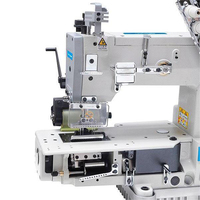 Machine à coudre industrielle YS-008-12064P à 12 aiguilles multi-aiguilles décorative sur vêtement