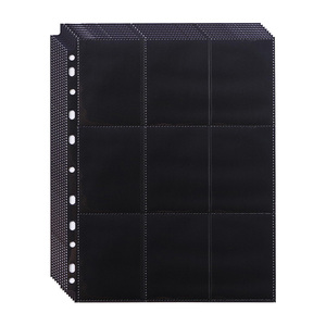 Feuilles de classement à 9 pochettes, Feuilles de protection pour cartes de jeu, Classeur pour cartes, Album pour cartes, Porte-cartes de collection, Protège-cartes TCG, Protège-cartes de sport, MTG - Product Image 1