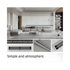 <span class=keywords><strong>Grille</strong></span> de <span class=keywords><strong>ventilation</strong></span> HVAC linéaire réglable en <span class=keywords><strong>aluminium</strong></span>, style industriel moderne, personnalisable, directement de l'usine - Product Image 4