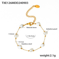 Ensemble collier ras-du-cou et bracelet en pierres naturelles multicolores, unisexe, en acier titane minimaliste, bijoux de mode de luxe léger, vente en gros