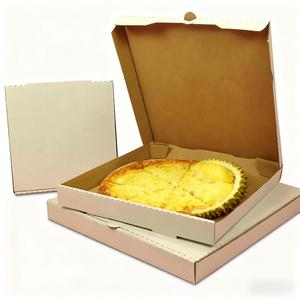 Boîte d'emballage pour <span class=keywords><strong>pizza</strong></span> de marque, personnalisée avec logo, isolée thermiquement, écologique, en kraft, pour emporter - Product Image 2