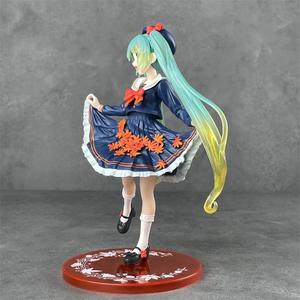 Kawaii dibujos animados lindo <span class=keywords><strong>Miku</strong></span> figuras de acción PVC alta calidad moda Oficina escritorio Decoración Accesorios venta al por mayor <span class=keywords><strong>3D</strong></span> muñeca Juguetes - Product Image 3