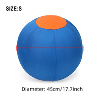 Jouet pour chien Herding Ball en caoutchouc et nylon, luxe moderne, couleur personnalisée, 45 cm, durable, interactif, pour chiens de toutes tailles