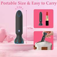 Vibrateur Rose Bullet à commande par application, vibrateur pour masturbation féminine, vibrateur en forme de rouge à lèvres, vibrateur Rose Bullet AV