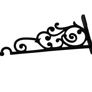 1 Pack de crochets muraux en métal pour suspendre des plantes |   Support décoratif droit pour plantes, pots, mangeoires à oiseaux, jardinières, lanternes. - Product Image 6