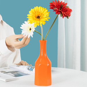 Französische Keramik <span class=keywords><strong>vase</strong></span> Superior Luxus Nordic Style Einfache Hochzeit Blumen arrangements Wohnzimmer Tischplatte Rose Tulip Home - Product Image 4