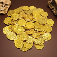 Jetons de jeu en PVC en forme de pièces d'or de pirate pour Halloween, pour la chasse au trésor des enfants et l'échange de cadeaux pour la fête des dents