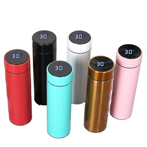 Bouteille d'eau intelligente en acier inoxydable à isolation sous vide avec affichage LED de la température, 450 ml, maintien thermique 12-24 heures - Product Image 3