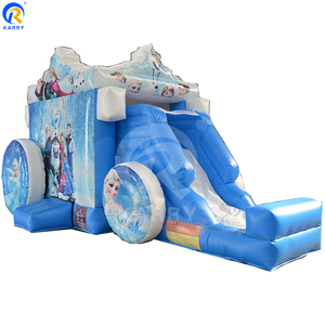 Parque infantil comercial <span class=keywords><strong>Frozen</strong></span> Princess Carriage <span class=keywords><strong>Castillo</strong></span> hinchable Casa <span class=keywords><strong>de</strong></span> rebote inflable <span class=keywords><strong>Castillo</strong></span> inflable personalizado con tobogán - Product Image 3