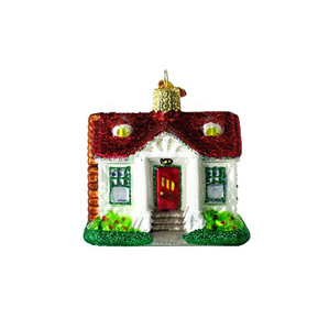 Рождественская елка украшения, рождественское стекло, праздничное украшение и подарок, индивидуальная форма, экологичная - Product Image 3