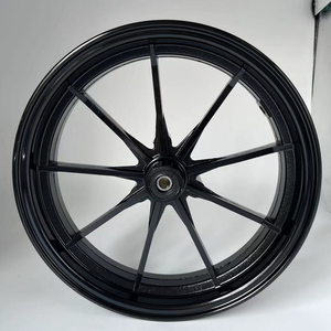 12 Zoll schwarz Vorderrad Aluminium legierung Faser Roller Motorrad Elektro fahrzeug Vorderrad - Product Image 1