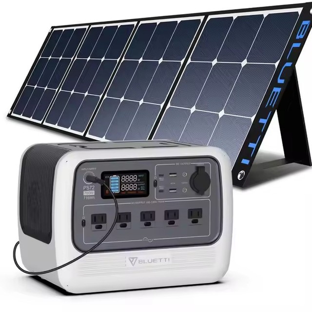 For Poweroak 700Watt Portable Solar Power Generator with LifePO4 Battery for Bluetti OEM for Bluetti MPPT for Outdoor Camping
