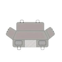 Housse de siège arrière pour chiens et chats, antidérapante, avec fond rigide, en tissu Oxford imperméable, toutes saisons, pour SUV, stock étranger
