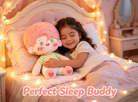 Peluche personnalisée style Kpop, en coton doux, cheveux roses, unisexe, pour collection de fans, cadeaux, figurine, jouet, couleurs personnalisées