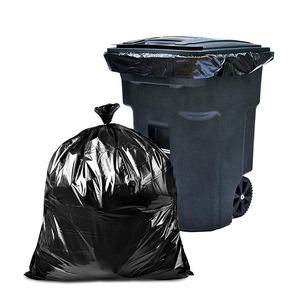Garbage Bags Large Disposable Thickened Black <b>Plastic</b> Garbage Bag for Domestic Garbage - Product Image 1