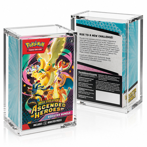 Boîtier <span class=keywords><strong>en</strong></span> acrylique résistant aux UV, nouveau format, lot de 6, étui de protection pour coffret booster Ascended Heroes - Product Image 1