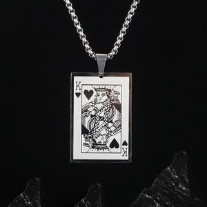 Collares de Acero Inoxidable al por Mayor para Mujer, Colgantes de Acero Titanio que No se Destiñen, Accesorios de Compras, Pequeños Regalos y Recuerdos - Product Image 3