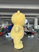 Costumes de cosplay d'anime pour Noël et le carnaval, vêtements de mascotte gonflables en forme d'ours en peluche pour adultes, tenues de performance, robes d'ours de 2,6 m