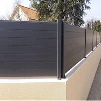 Op maat gemaakt modern decoratief aluminiumlegering draad elektrisch lamellenhek systeem paneel profiel klik-systeem rotbestendig CE