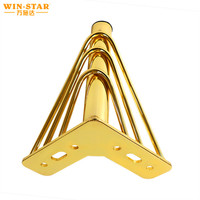 WINSTAR 150mm Custom Gold Farbe Metall Eisen Schrank Füße Golden Sofa Bein für Möbel