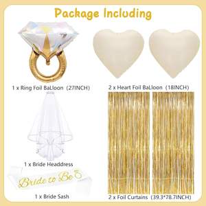 Kit <span class=keywords><strong>de</strong></span> Decoración para Despedida <span class=keywords><strong>de</strong></span> Soltera, Banda <span class=keywords><strong>de</strong></span> Futura Novia, Velo, Adhesivos <span class=keywords><strong>de</strong></span> <span class=keywords><strong>Tatuajes</strong></span>, Cortinas Metalizadas, <span class=keywords><strong>Globos</strong></span>, Artículos para Fiesta <span class=keywords><strong>de</strong></span> Despedida <span class=keywords><strong>de</strong></span> Soltera - Product Image 3