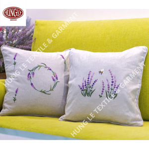 Oreillers décoratifs pour la maison d'oreillers brodés à la main d'animaux floraux personnalisables en gros - Product Image 1