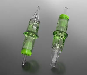 20 unidades/caja de agujas de tatuaje avanzadas <span class=keywords><strong>RL</strong></span> RS M1 cartuchos RM con empuñaduras de silicona suave - Product Image 4