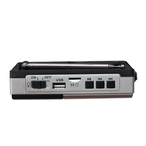Directo de fábrica, Radio portátil recargable con reproductor de MP3 9 Banda Am Fm SW, hecho de plástico duradero - Product Image 4