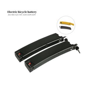 52V 48V 36V Wiederauf ladbare Lithium-Ionen-Elektro fahrrad batterie Ersatz 13Ah 15Ah Faltbare E-Bike-Schlauch batterien - Product Image 1
