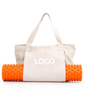 Sacs de transport en toile personnalisés, légers et pliables, pour les cours de Pilates et les courses quotidiennes – Pratiques, confortables et portables - Product Image 2
