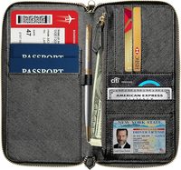 Nouvelle Grande Pochette de Voyage 2025 en Cuir PU Multicouche de Luxe avec Fermeture Éclair, Étui Imperméable pour Documents Professionnels et Familiaux