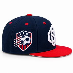 Gorras Deportivas Personalizadas Ajustables con Cierre a Presión, de Algodón, 5/6 Paneles, Estructuradas, Planas, de Dos Tonos, con Logotipo Bordado y Parche, Gorra de Béisbol - Product Image 5