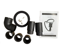 Séparateur Cyclonique Portable, Collecteur de Poussière Compact avec Seau de 20L pour Aspirateur d'Atelier, Outils Électriques et Travaux sur Site
