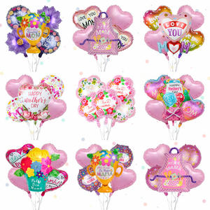 Juego de globos para el día de la madre en Inglés y <span class=keywords><strong>Español</strong></span> Decoraciones de globos temáticos para mamá I Love You - Product Image 3