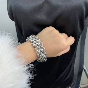 Fashionable Exaggerated Metal Chain <b>Necklace</b> Zinc Alloy Unisex Party Jewelry Geometric Design Yiwu Origin - Product Image 3