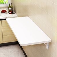 Table pliante murale multifonctionnelle pour la maison, idéale pour les petits appartements, bureau mural étroit combiné, table rectangulaire pliable